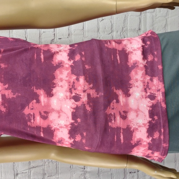 Inner Spirit size Medium Pink & purple tie-dye Racerback Athletic Sports Top - Picture 4 of 9